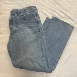 Madewell The '90s Straight Jean in Revoir Wash Size W32 $128